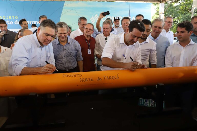 Governador lança obras de expansão da rede de gás canalizado em Maringá