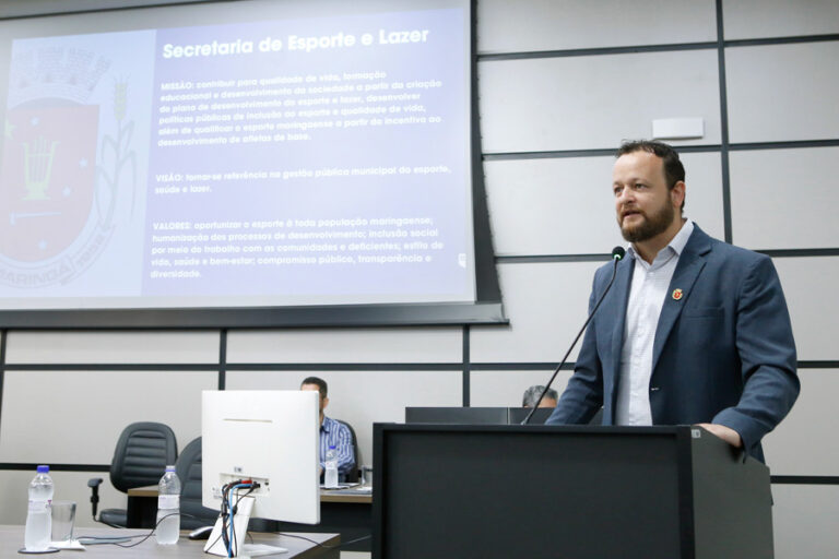 Secretário de Esportes apresenta balanço de ações na Câmara