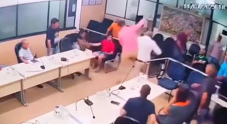 Vereadores trocam o debate pelos sopapos em plenário