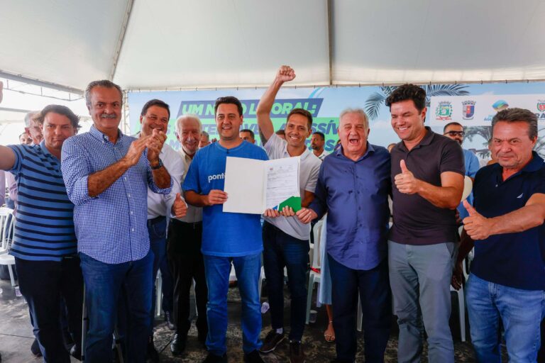 Ratinho Junior libera obras da 1ª fase de requalificação da orla de Pontal do Paraná