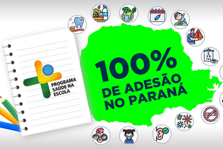 Paraná tem adesão de 100% dos municípios ao Programa Saúde na Escola