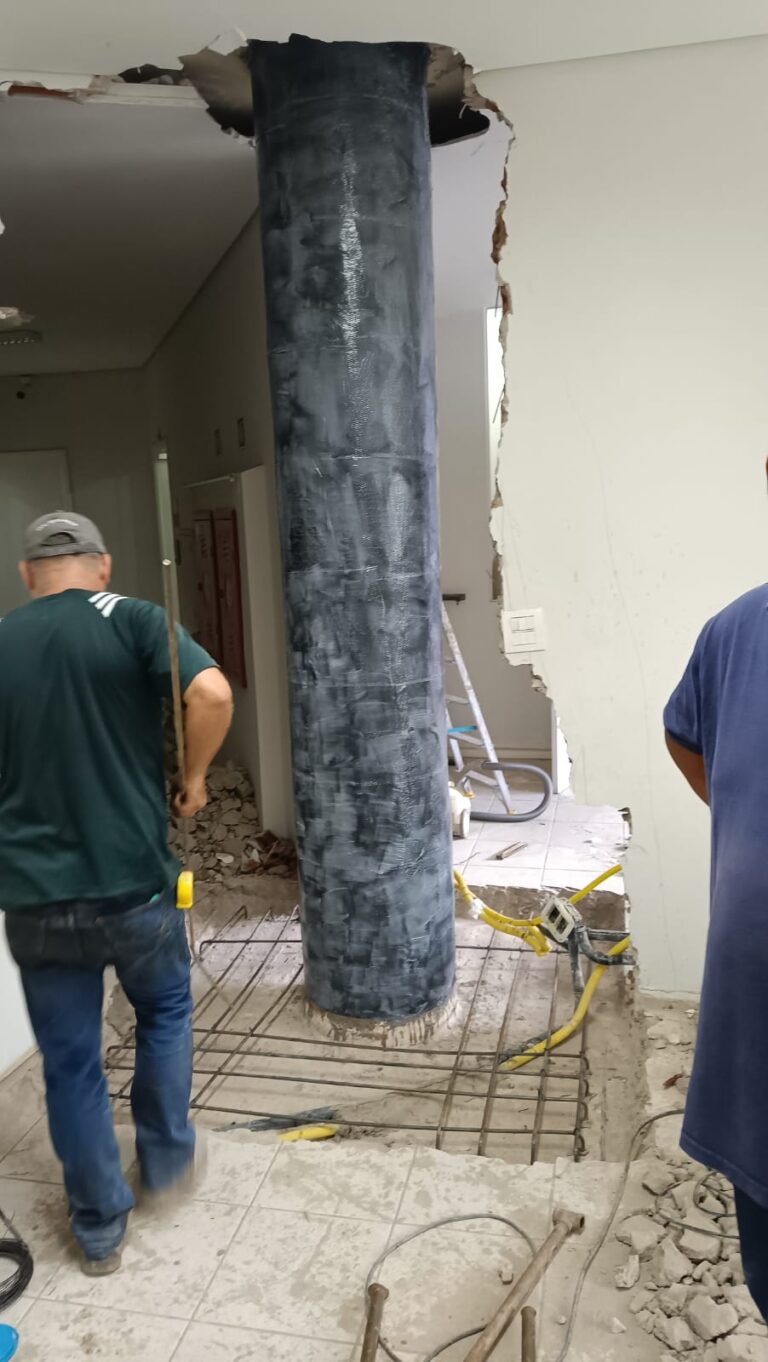 Edifício Maria Tereza passa por reforços estruturais