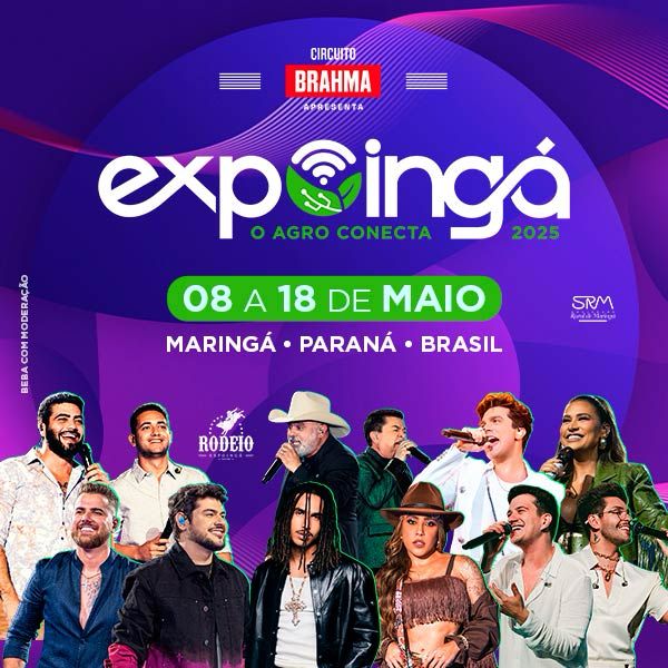 Expoingá 2025 divulga horários da programação e vagas de segurança