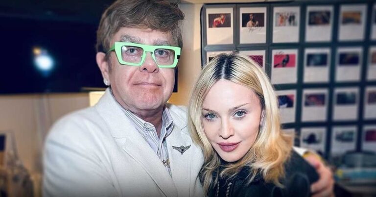 Elton John e Madonna selam a paz