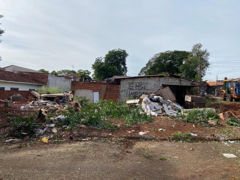 Prefeitura retira 40 toneladas de lixo de imóvel e discute multa