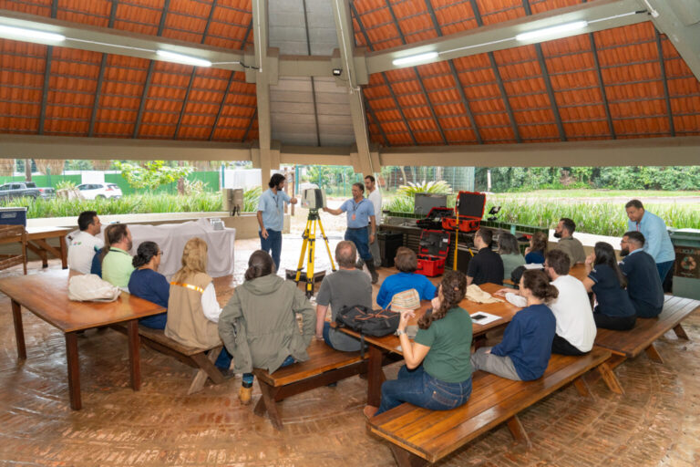 Itaipu e Embrapa participam de treinamento de coleta de dados com sensoriamento remoto
