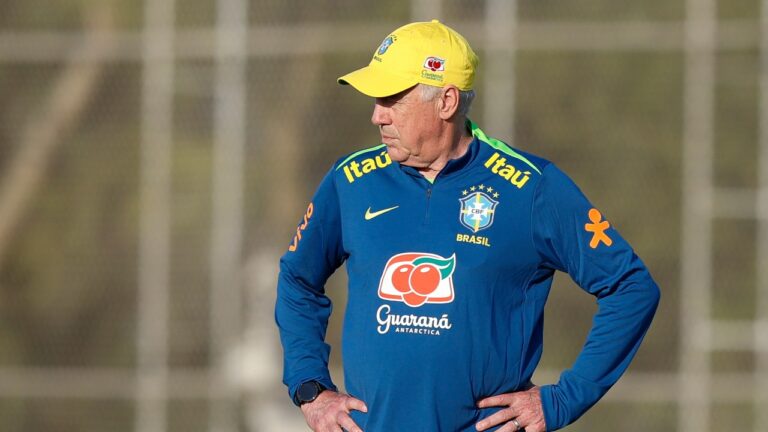 Brasil enfrenta Equador na estreia do italiano Carlo Ancelotti