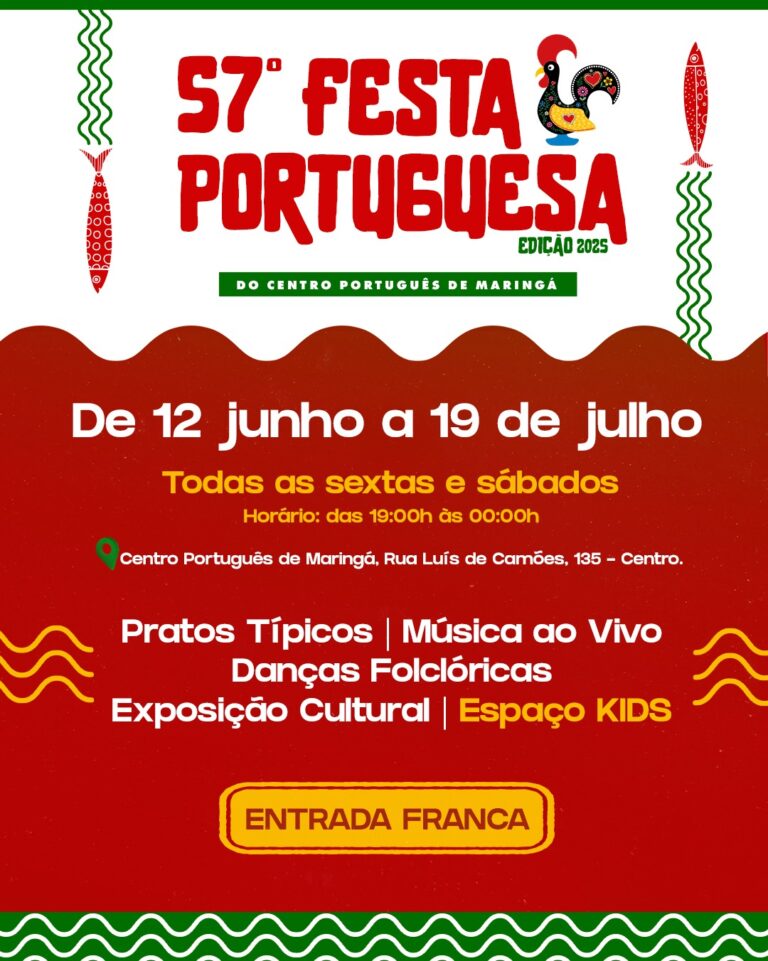 Festa Portuguesa celebra 61 anos de tradição em Maringá