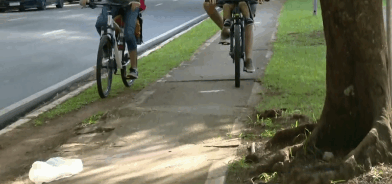 Moradores reclamam de ciclovias em Maringá