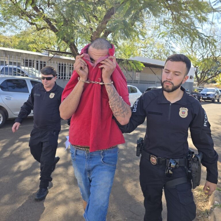 Preso em Maringá homem que matou jovem em Nova Olímpia