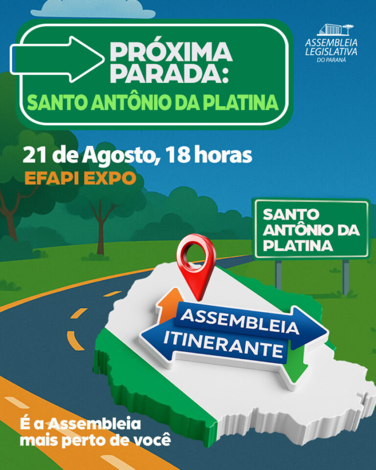 Assembleia Itinerante chega pela segunda vez a Santo Antônio da Platina