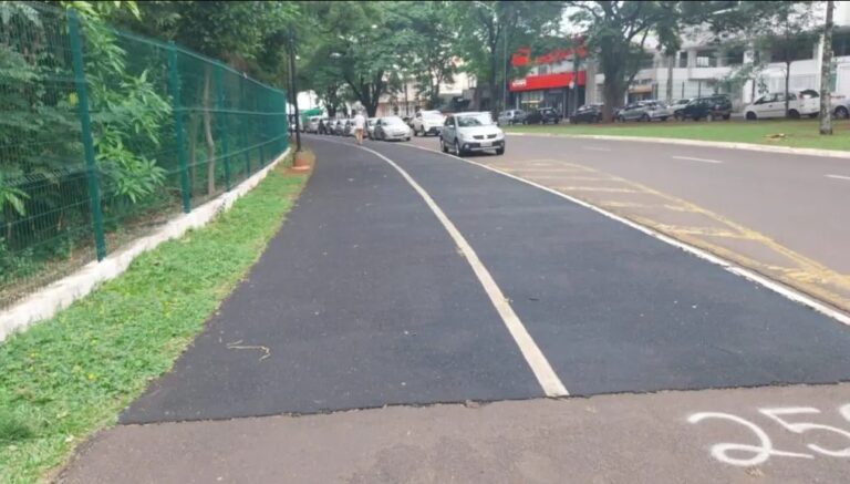 Moradores reclamam de pista emborrachada do Parque do Ingá
