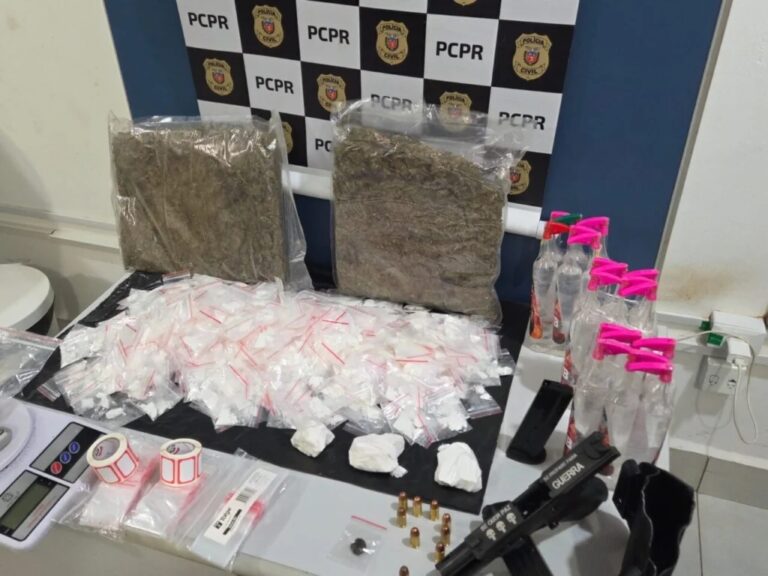 Suspeito de assassinato é preso vendendo droga em Maringá