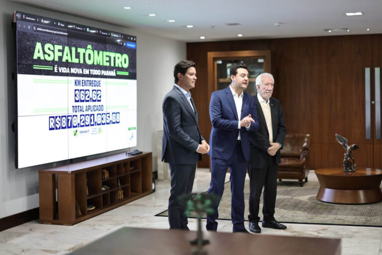 Governo lança Asfaltômetro para população acompanhar obras do Asfalto Novo, Vida Nova