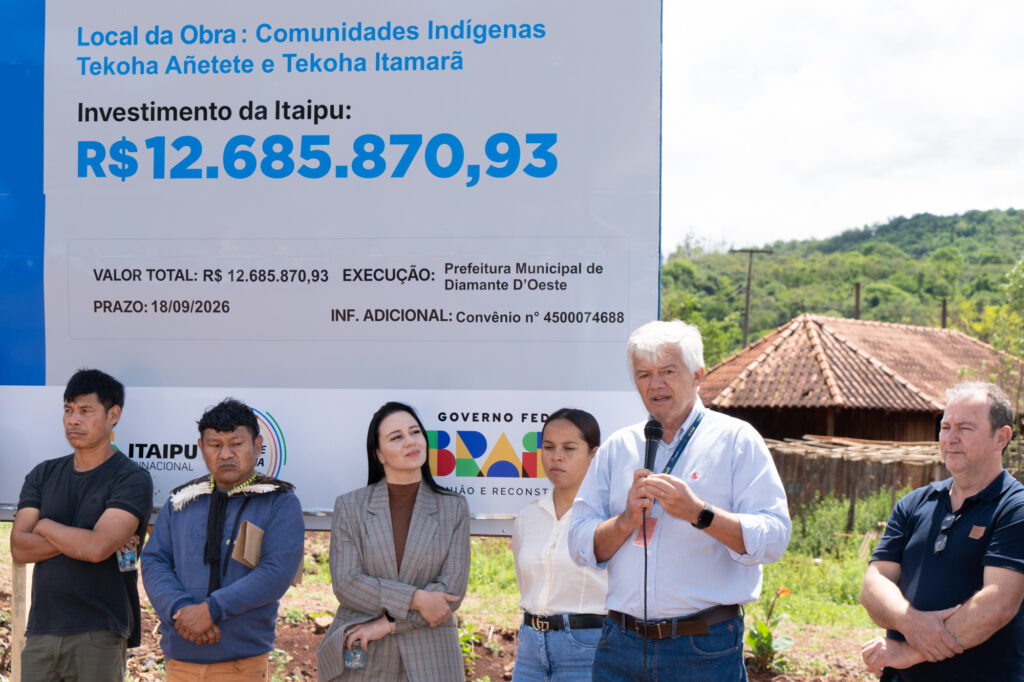 Itaipu vai construir 70 casas nas comunidades indígenas de Diamante d’Oeste